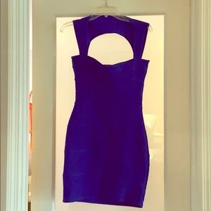 cobalt blue Boohoo date dress 💙